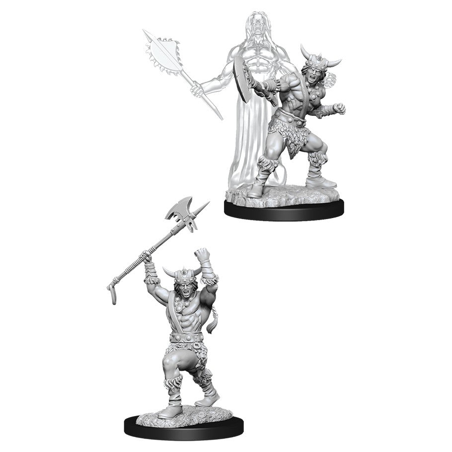 D&D Mini (W11): Male Human Barbarian