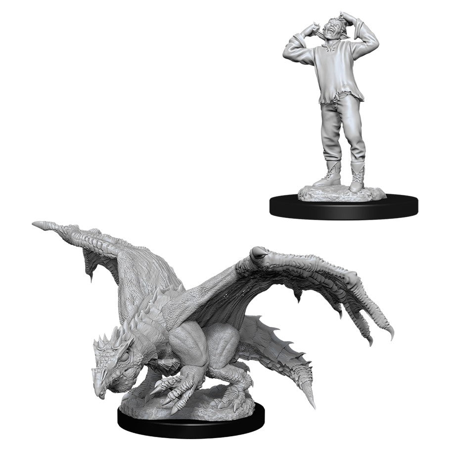 D&D Mini (W11): Green Dragon Wyrmling & Afflicted Elf