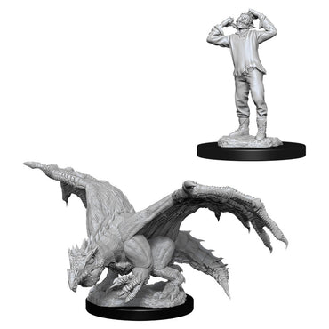 D&D Mini (W11): Green Dragon Wyrmling & Afflicted Elf