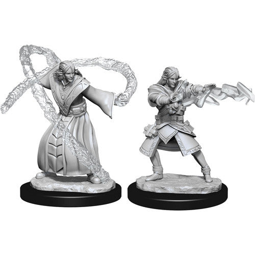 D&D Mini (W13): Male Elf Wizard