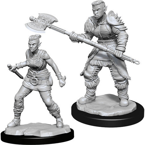 D&D Mini (W13): Female Orc Barbarian