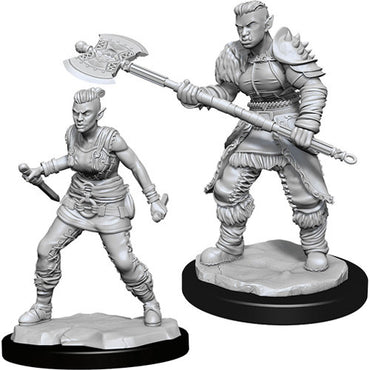 D&D Mini (W13): Female Orc Barbarian
