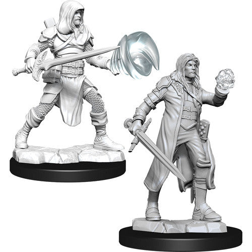 D&D Mini (W13): Male Multiclass Fighter/Wizard