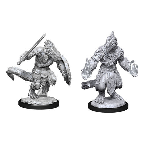 D&D Mini (W15): Lizardfolk Barbarian & Cleric
