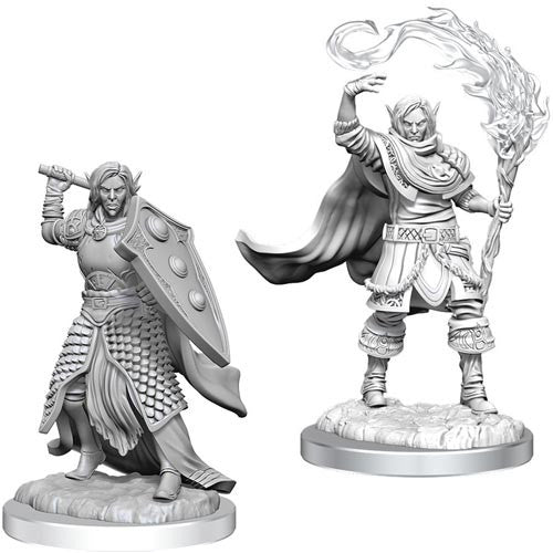 D&D Mini (W16): Male Elf Cleric