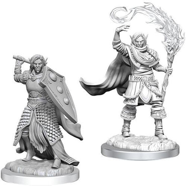 D&D Mini (W16): Male Elf Cleric