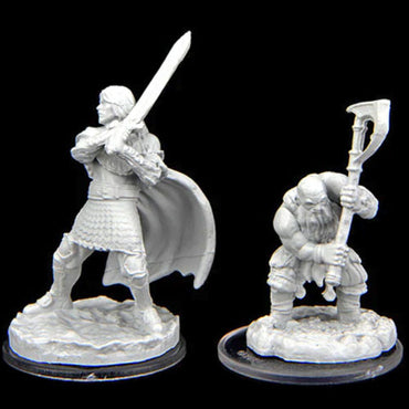 Critical Role Mini (W02): Westruun Militia Swordsman & Kraghammer Axeman
