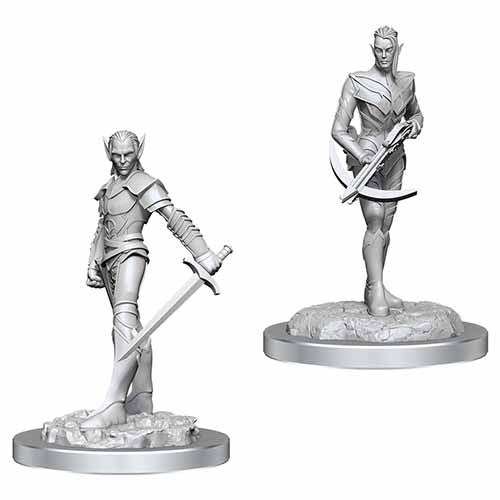 D&D Mini (W18): Drow Fighters