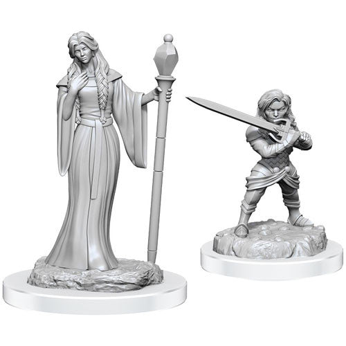 Critical Role Mini (W03): Female Human Wizard & Halfling Holy Warrior