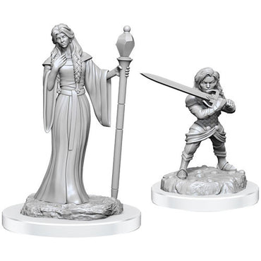 Critical Role Mini (W03): Female Human Wizard & Halfling Holy Warrior