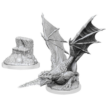 D&D Mini (W19): White Dragon Wyrmling
