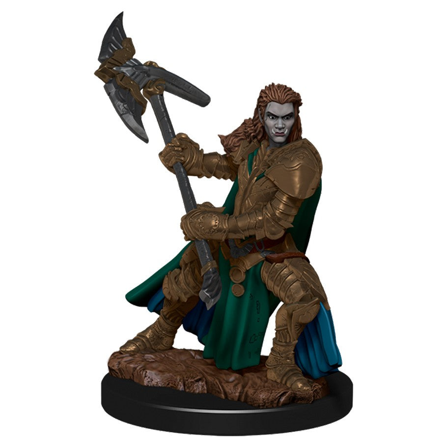 D&D Premium Painted Mini: Female Half-Orc Fighter