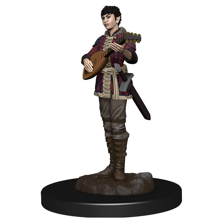 D&D Premium Painted Mini: Female Half-Elf Bard